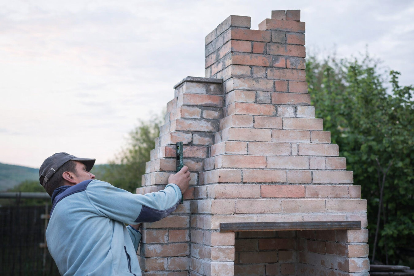 Fireplace installation